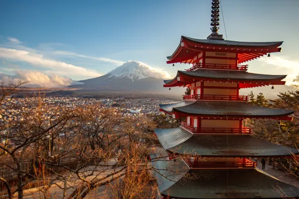 Le mont Fuji et la région des Cinq Lacs