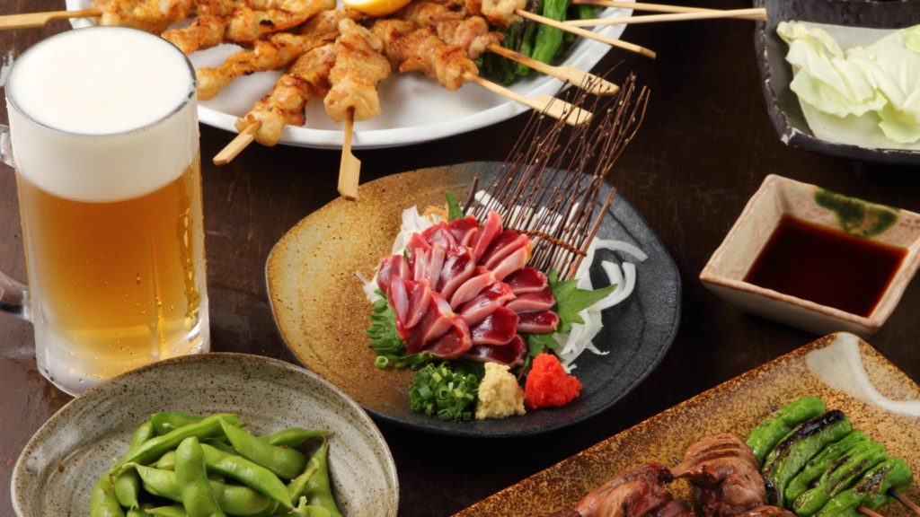 Exemple de repas dans un izakaya