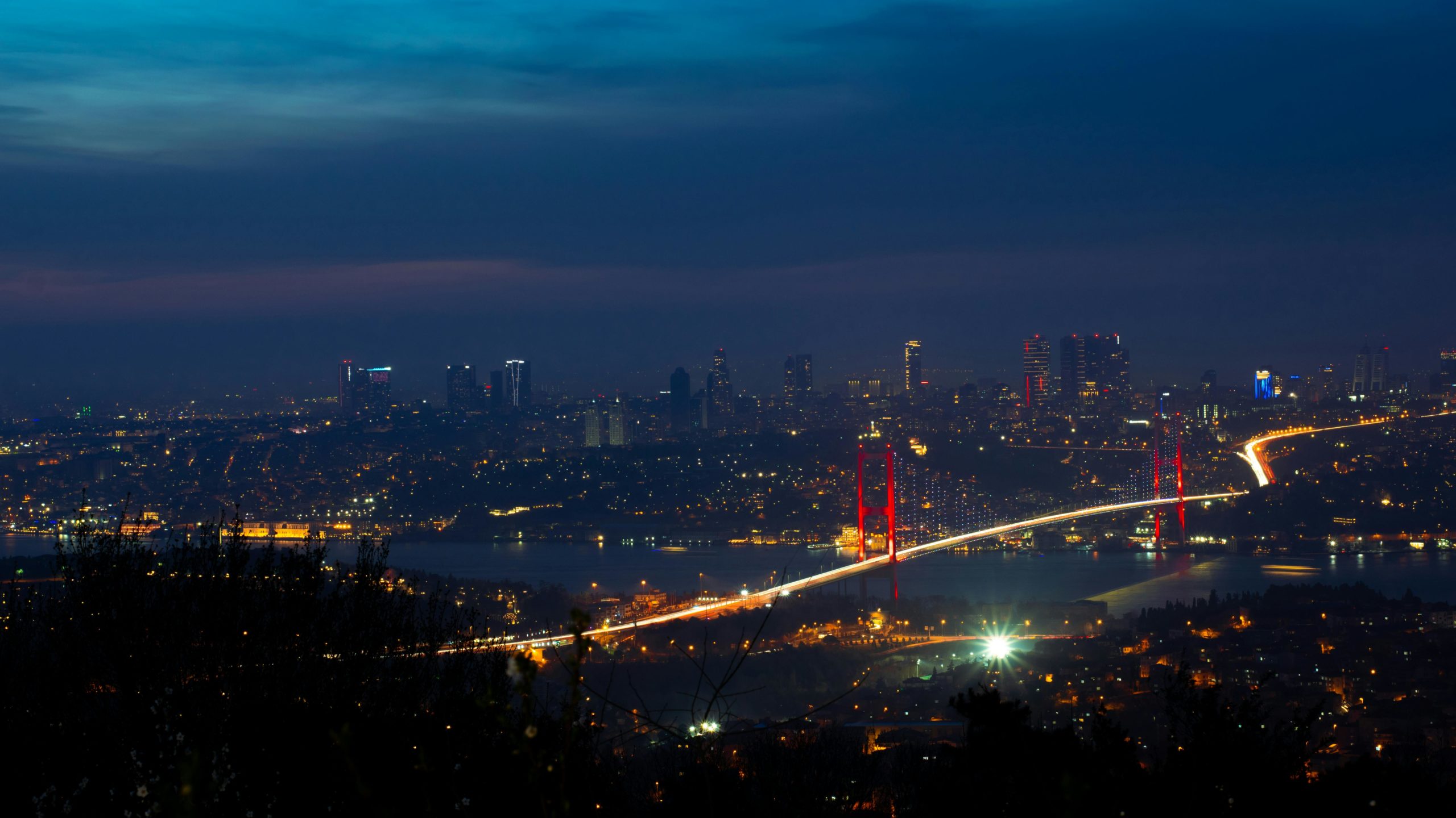 Vue Bosphore nuit